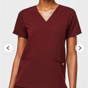 XL Burgundy figs scrub set